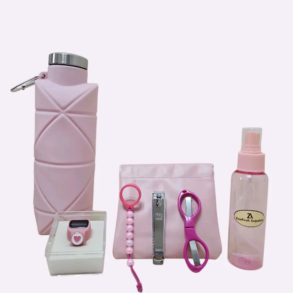 Perlengkapan Haji Dan Umroh. Gunting stainless, Gunting kuku stainless, Tasbih tawaf.