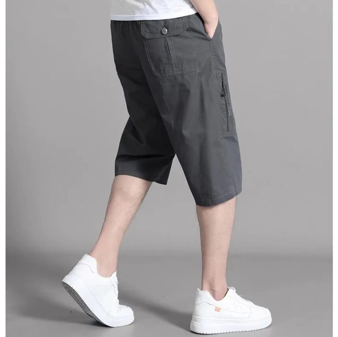 Celana Sirwal Premium Cargo Gabriel 7/8 Board Short untuk Pria - Hitam - Nyaman, Kantong - Katun, Twill - Ukuran L - Pendek, Kotak Casual celana  gombrong celana  pendek celana  pendek celana  pendek celana  sotong celana pendek mend celana  pendek 3⁄4