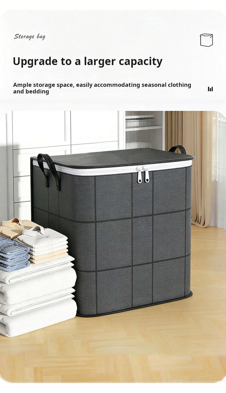Large-capacity Extra-Large Waterproof & Moisture-Resistant Storage Box/Bag — Wear-resistant, ideal for clothes, quilts, moving, and packing