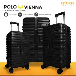 Koper Polo PC 21/25/29 Inci Tahan Kejut Anti Air dengan Gagang Trolly Stainless dan Kapasitas Penyimpanan Luas