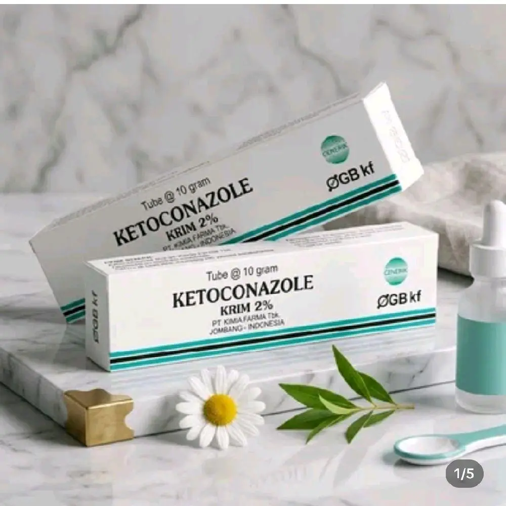 [ORIGINAL] KETOCONAZOLE KRIM.Salep Gattal ampuh atasi jamur kulit, panu, kurap, kudis, kutu air