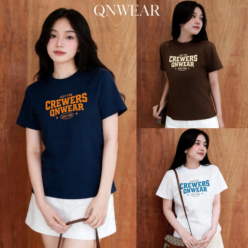 [Hàng Mới]  Áo thun Babytee Crewers Hack Dáng - Premium Cotton - 250gsm