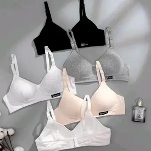 BH wanita tanpa busa/BH sport , murah berkwalitas terbuat dari katun tebal dan lembut dengan 2 kait 3 tingkat ukuran 34-42cup standar