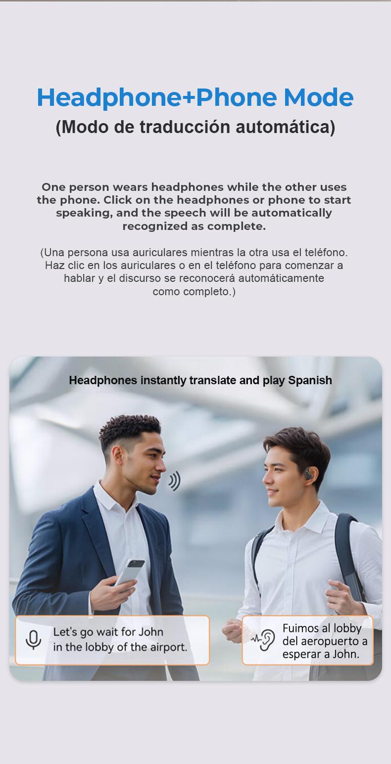 Product Introduction of ERAZER XP6 AI Smart True Wireless Bluetooth Headset V5.4 TWS AI Real-time Translation Conversation Downloadable APP Download LED Touch Screen OWS Headphone Olahraga Gaming 58