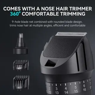 Kensen Professional Wireless 3 in 1 Hair Trimmer Shaver Clipper Mesin Cukur Potong Gunting Rechargeable Kumis Jenggot 1