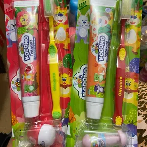 KODOMO pasta gigi + sikat gigi anak free mainan
