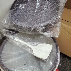 Tifale Padova Wokpan Steamer 32cm - Wajan Kukus Anti Lengket + Pengukus Stainless + Spatula Silicone