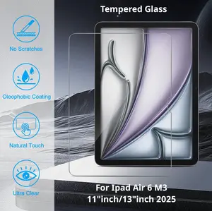 Antigores for ipad air M3 11"inch 13"inch 2025 \ tempered glass for ipad air m3 11 inch \ tempered glass for ipad air m3 13 inch / anti gores for ipad air m3 11 inch \ screen protector for ipad air m3 11 inch \ for ipad air m3 13 inch / for ipad Air M3