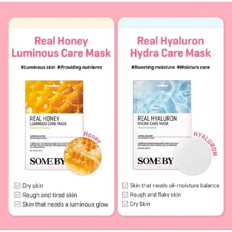 Some By Mi SomeByMi Real Care Mask Sheet 1EA Wajah 4