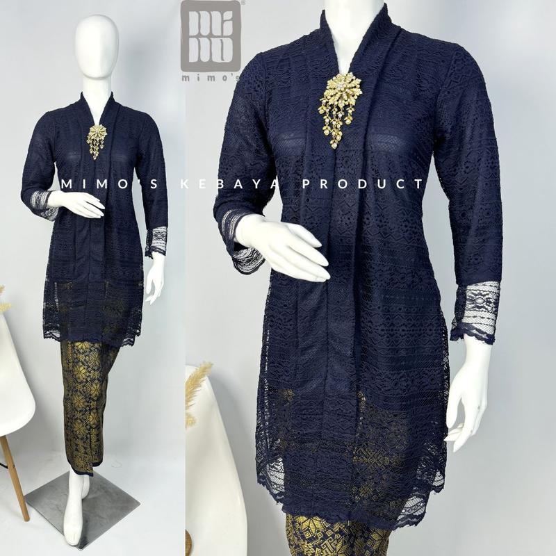 Kebaya kartini/ kartini brokat/ kebaya tunik/kebaya modern/ kebaya favorite/kebaya simple/Kain Lilit/kebaya lamaran/kebaya kerah/songket lilit/kebaya mewah/motif brokat/kebaya atsan/kebaya pesta 4