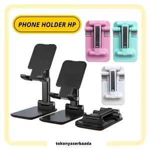 BUNDLING TSA- Stand Holder Lipat Foldable Phone Holder HP Folding Universal Dudukan Handphone Kekinian