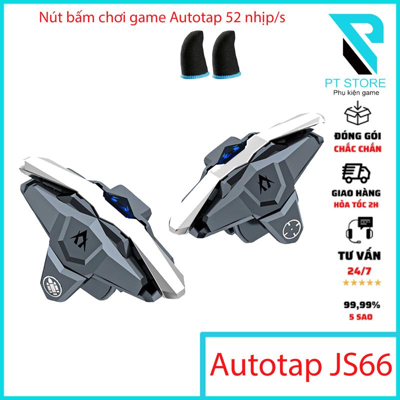 Nút bấm chơi game JS66 Autotap 52 nhịp s bấm Pubg Mobile Free Fire 4 ngón cực nhạy cực bền và an toàn