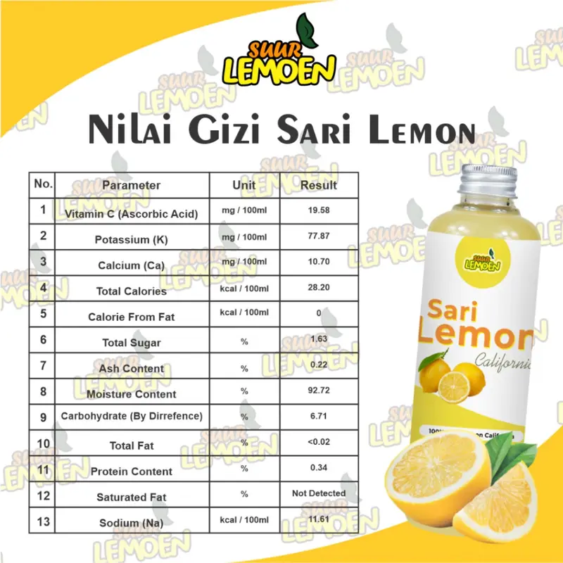 Sari Lemon Murni 500ML By Suur Lemoen 1