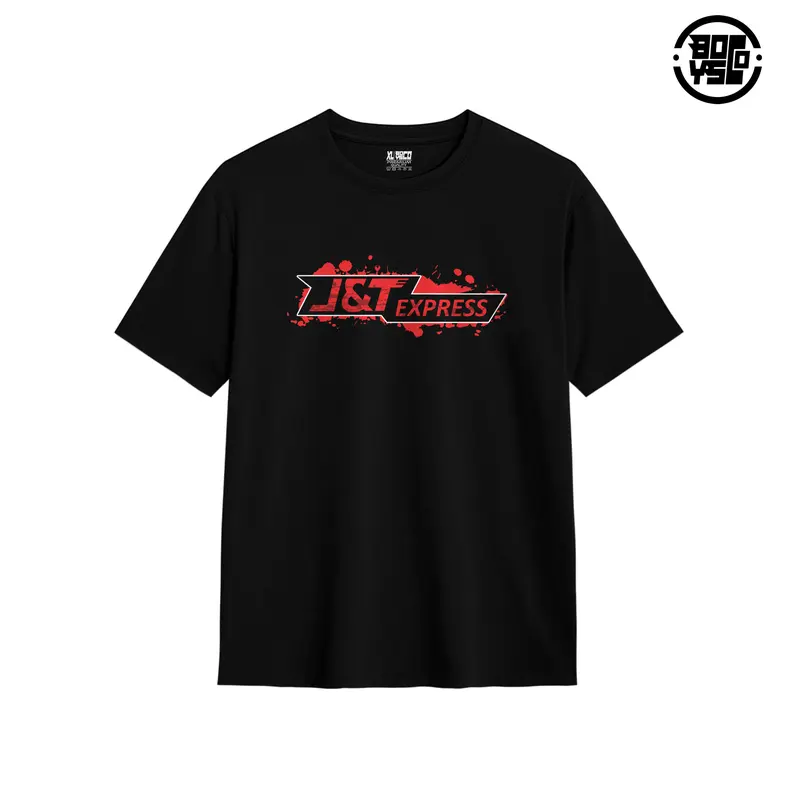 Kaos Kurir JNT Express Teman Sejalan T-shirt Distro Katun Combed 24s Baju Pria Wanita Dewasa 2