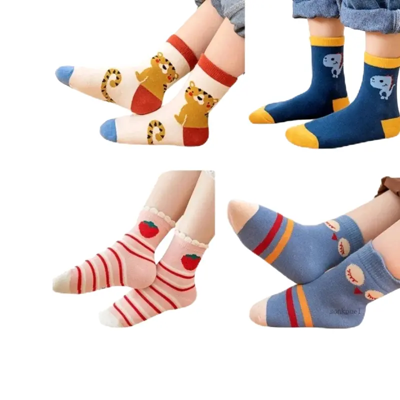 PROMO 6 PASANG KAOS KAKI ANAK PEREMPUAN DAN LAKI LAKI MOTIF TK SD 8