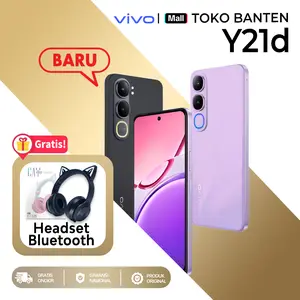 [Tahan Air] Vivo Y21d- IP 68/69 Anti Debu Tahan Air Ekstrim Tahan Banting, Baterai 6500mAh Tahan 3 hari+44W FlashCharge,50MP Kamera Underwater,Dual Stereo Speaker 400% Audio Booster,AI Screen Translation,Funtouch OS 15,Original Garansi