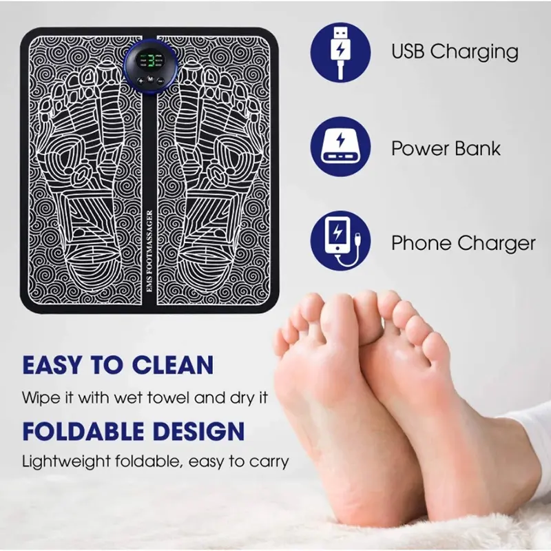 MIKA [Beli 2 Gratis 1] Alat Pijat Leher Elektrik EMS Mini Neck Massager Akupuntur 8