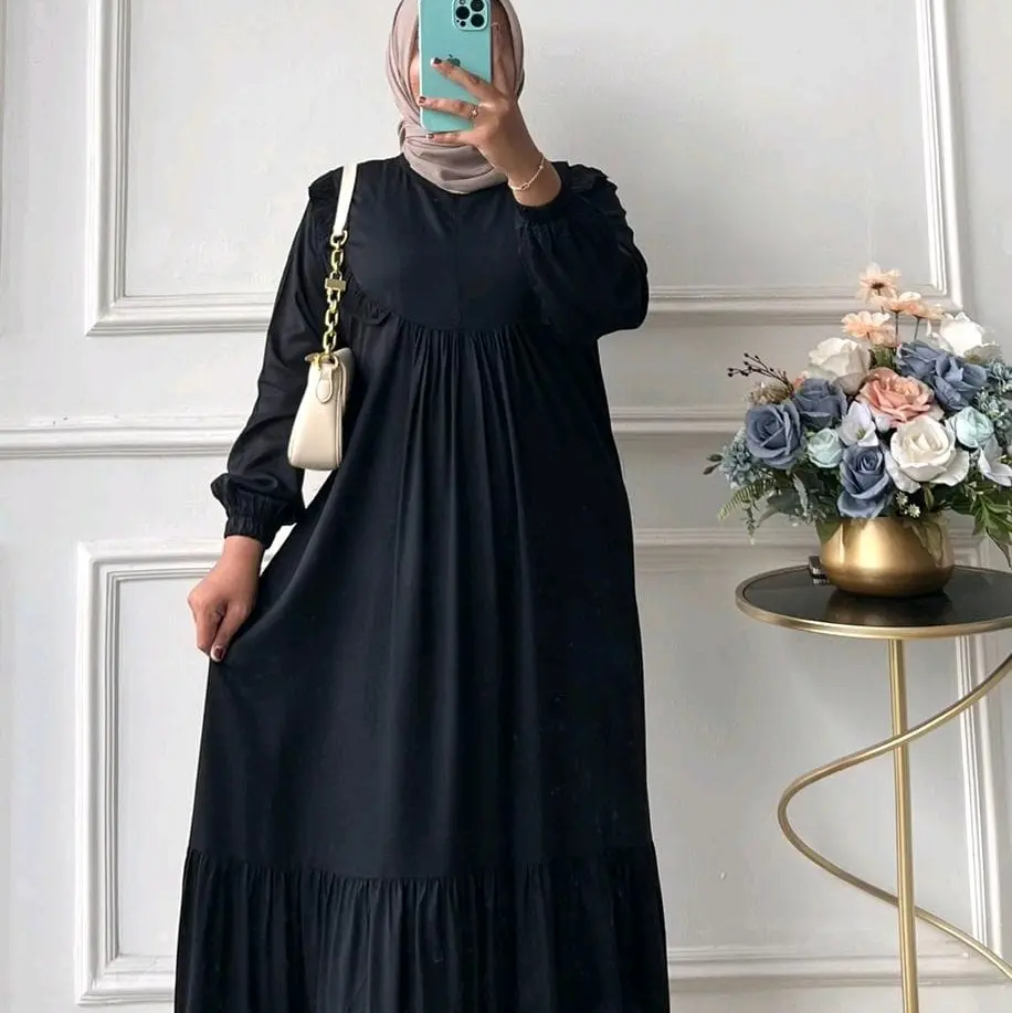 Gamis polos twill //Gamis Sabtina//Gamis susun