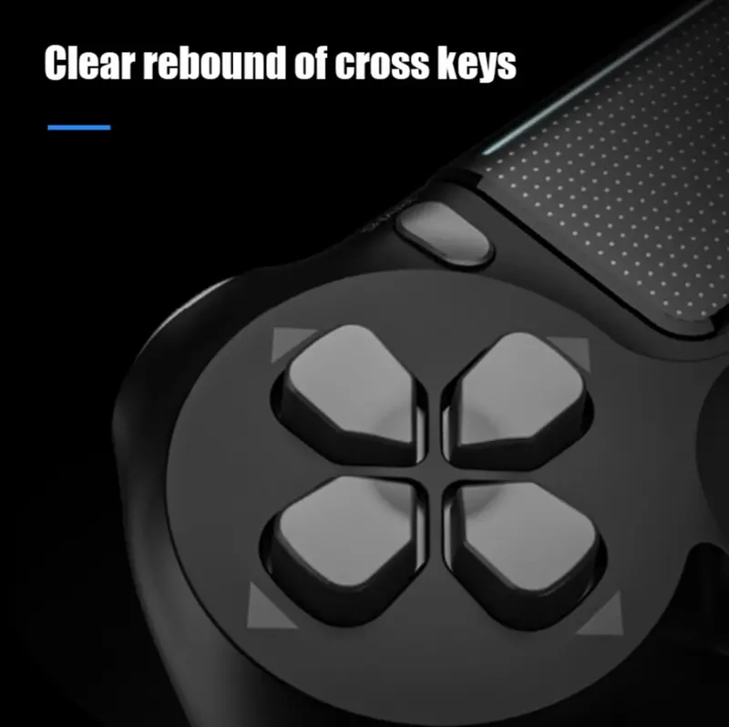 Wireless Gamepad Stick Controller LED Original Free Charger For P4 Touch Bar Controller 8
