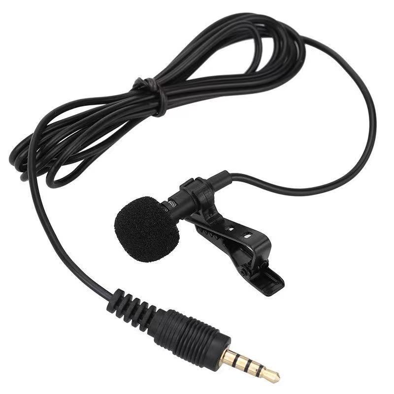 Micrô Lavalier Để Ghi Âm Trực Tiếp, Chính Hãng, Lucky Pluspower, 3.5Mm, Mini Studio, Giọng Nói, Kẹp Trên Ve Áo Cho PC 2