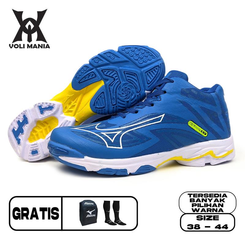 Sepatu Voli Mizuno Wlz 7 Wave Lightning Z 7 Pria Dan Wanita Unisex Sepatu Olahraga Size 36 - 43 7