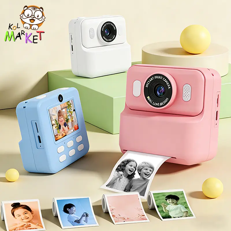 Kamera Anak Mini Digital 12MP Lensa Fokus Tetap Ganda Dan Zoom 16x Kamera Anak Multifungsi