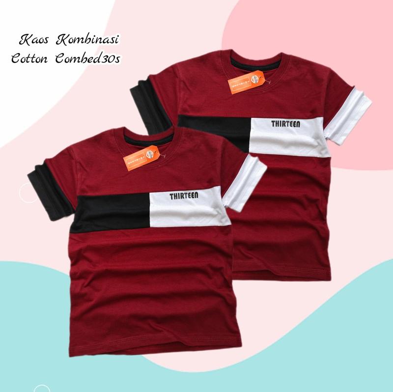 Product Introduction of Kaos kombinasi anak abu Thirteen umur 1-10 tahun 25