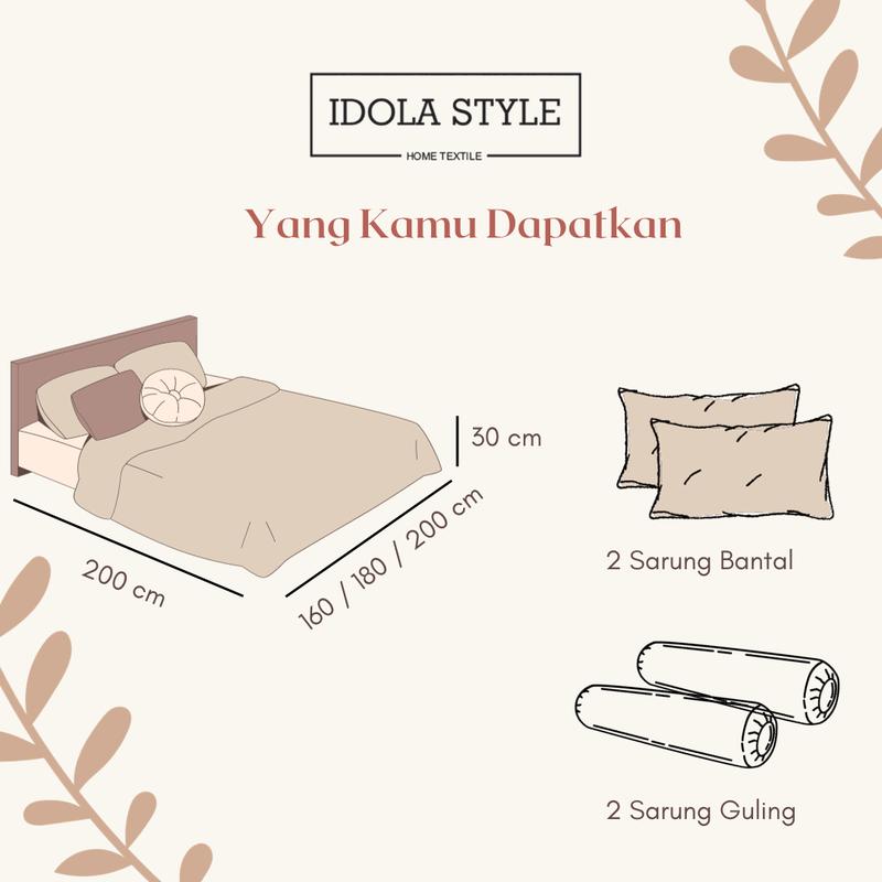 Sprei Veronica BTS 100 / 120 / 160 / 180 / 200 T30 VR-MP-8176 2