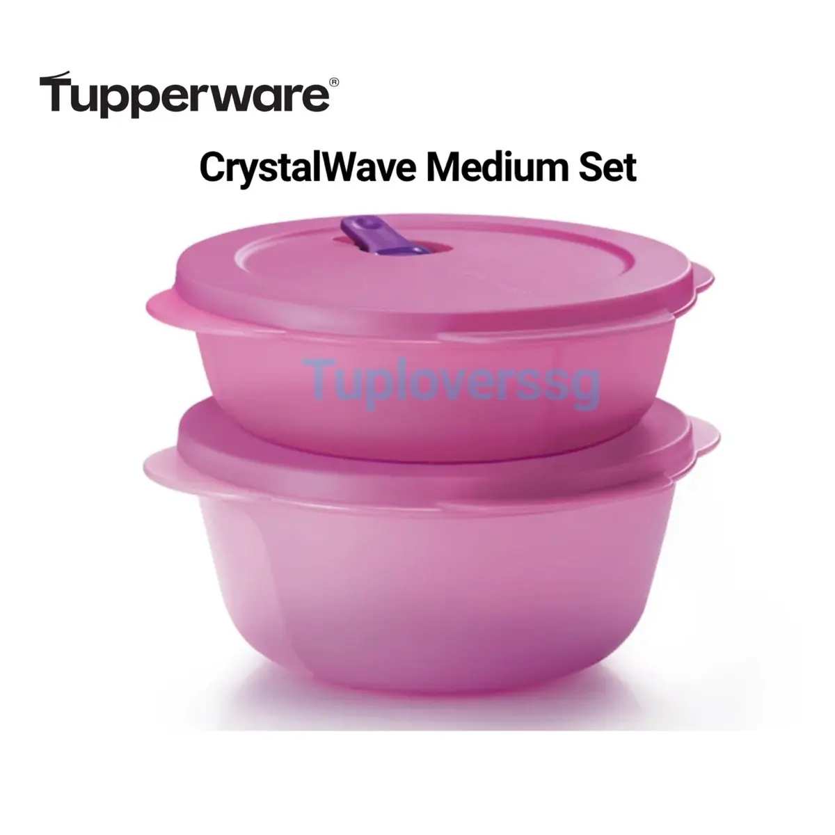 Tupperware Crystalwave Medium Set