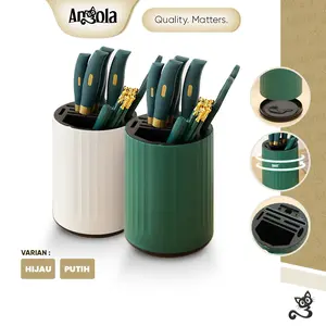 ANGOLA Rak Penyimpanan Pisau Garpu Sendok Sumpit Dengan Tirisan E37 Knife Spoon Fork Storage Peralatan Alat Dapur Kitchenware