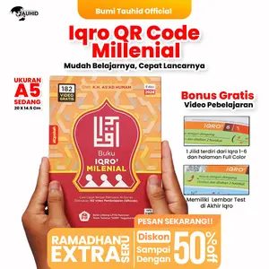 IQRO' QR Code Edisi Milenial | Buku Iqro Anak anak | cara mudah belajar huruf Hijaiyah