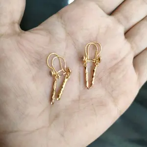 Anting terompet fashion kadar 6k (Kirim model dichat)