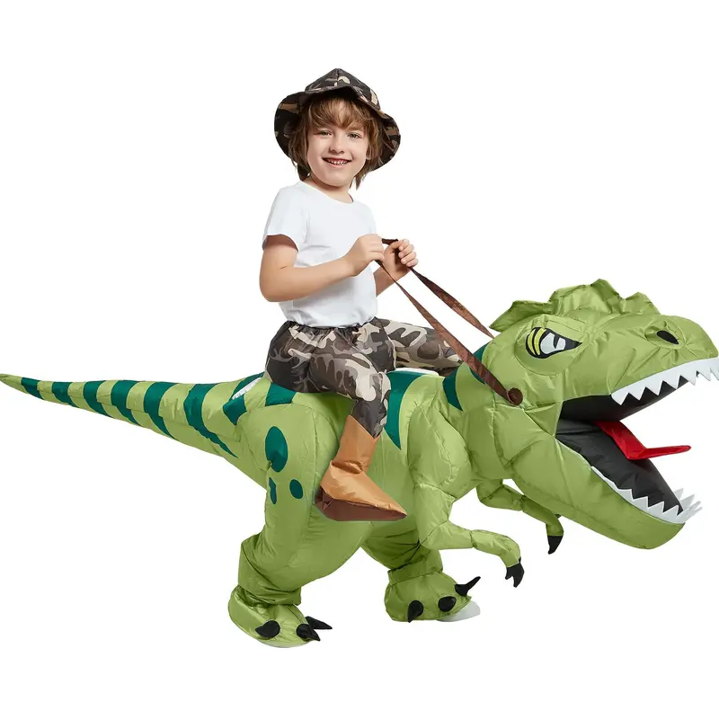 Khủng long bơm hơi cho bé vui nhộn Mascot trang phục động vật khủng long Halloween 1
