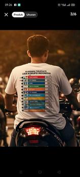 Product Review of Kaos Liga Korupsi Baju Liga Korupsi Baju Liga Koruptor Kaos Sindirian Liga Korupsi Indonesia - Bahan Tebal Combed 30s Distro Baju Katun from a**y 0