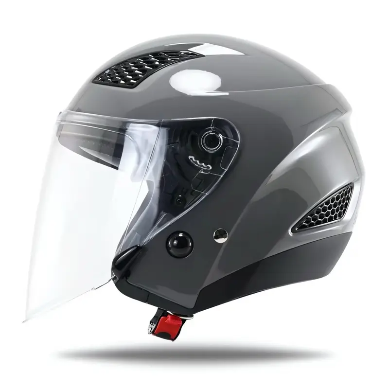 Helm Half Face R-Six Kirana Visor Clear untuk Pria dan Wanita - Motorcycle 3