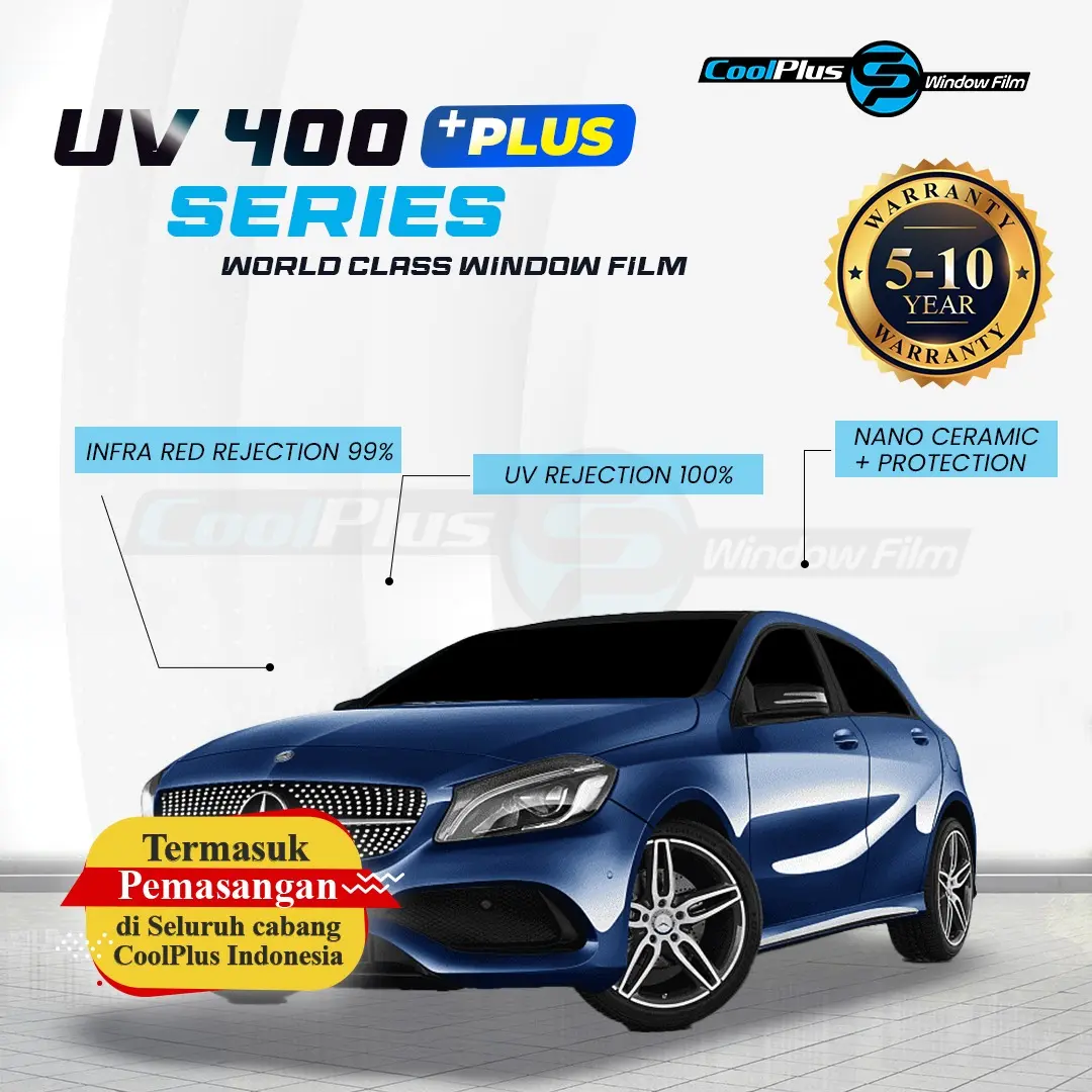 Kaca Film Mobil CoolPlus Seri UV400