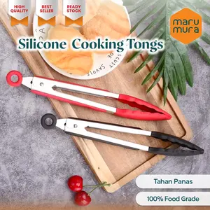 Marumura Kitchen Silicone Tong | Capit Makanan Silikon