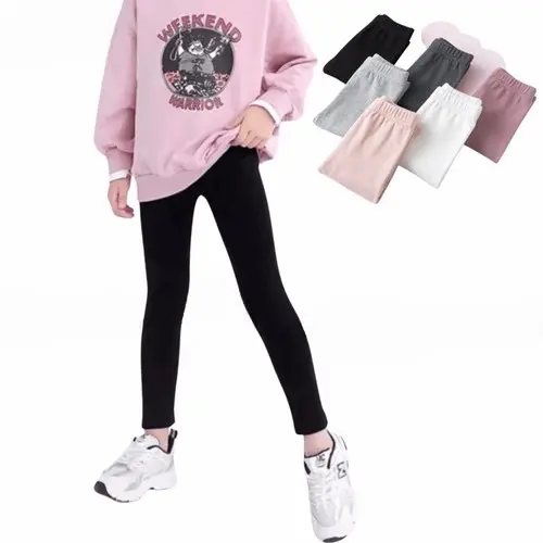 legging ANAK bahan KAOS/ shoft rayon anak. uk S & M Polos Fashion Celana