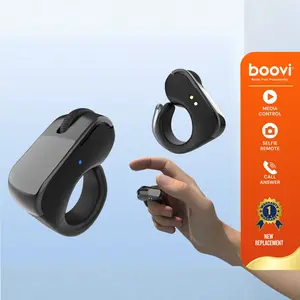 Boovi MR320 Smart Mouse Ring Wireless Bluetooth with Touchpad Android IOS Remote Tiktok Kamera