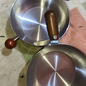 [FREE TUTUP KACA] PO 60 HARI Funnycook Panci Sauce Pan Set Gemoy Lucu Tebal Stainless Steel Diameter 14cm 16cm Dengan Gagang Kayu Anti Panas dan Tutup Kaca Kitchenware