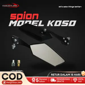 【BUNGKUS BUBBLE】SPION KOSO TANGKAI BESI HONDA / YAMAHAUNIVERSAL MOTOR SEVEN Accessories BautKaca Motorcycle