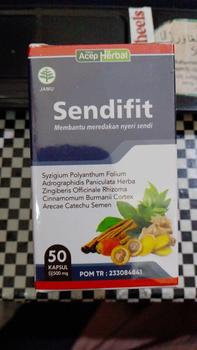 Product Review of Kapsul Sendifit Herbal Untuk Asam Urat, Nyeri Sendi Lutut, Tulang Syaraf Kejepit, Tulang Belakang, Pinggang, dan Ekor Encok Sudah BPOM & HALAL MUI from N**i p**2 1