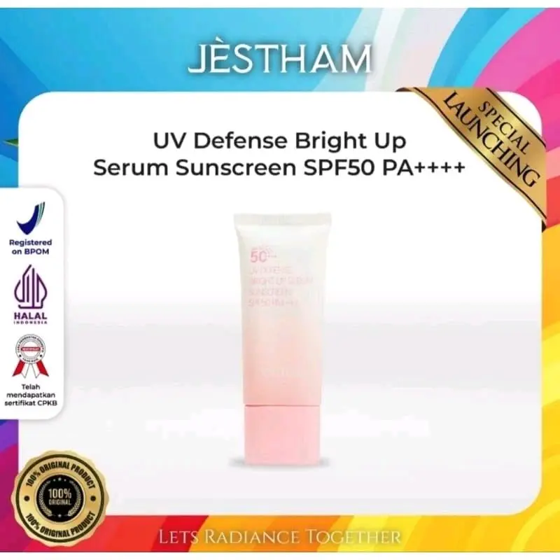 Jestham Sunscreen SPF 50 PA+++ With UV Protection SUNBLOK Wajah