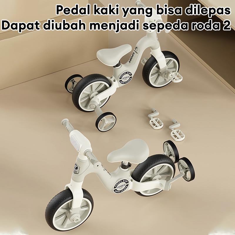 Product Introduction of Serbaguna sepeda Keseimbangan Anak 3-in-1Sepeda Roda 3 Anak Sepeda Keseimbangan Bayidengan Lampu dan Musik Suitable for 1-6 years old #hamperslebaran #bingkisanlebaran #hampers 14