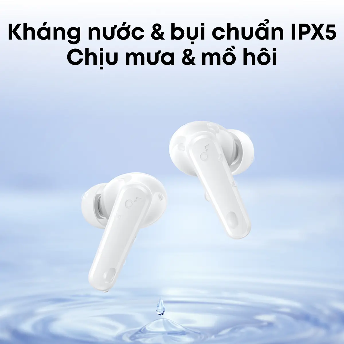 Tai nghe bluetooth Soundcore R50i (P20i) siêu nhỏ gọn | 30 giờ phát nhạc | Chống nước IPX5- Tai nghe không dây- Tai nghe bluetooth pin trâu-Bảo hành 18 tháng- Hàng chính hãng | BigBuy360 - bigbuy360.vn
