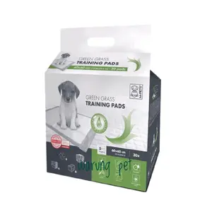 M-Pets Green Grass Training Pads 5 Layers - Perlak Underpad Anjing M-Pets Lavender Training Pads