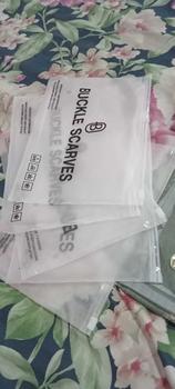 Product Review of Hijab Buckle Scarves Pouch ( ISI 5 ) Segiempat Motif Printing Voal Muslim Kerudung from z**i 1