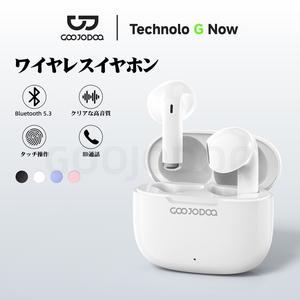 GOOJODOQ J237 ワイヤレスBluetoothイヤホン Bluetooth 5.3 タッチ 300ms Type-C クリアな、感謝祭、かんしゃさい、ギフト