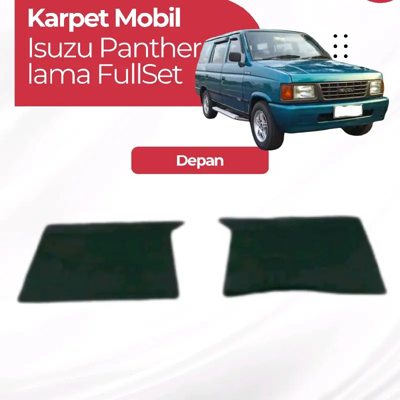 karpet mobil Isuzu panther lama kotak Fullset alas kaki Car panther lama kotak kabin Karet 2