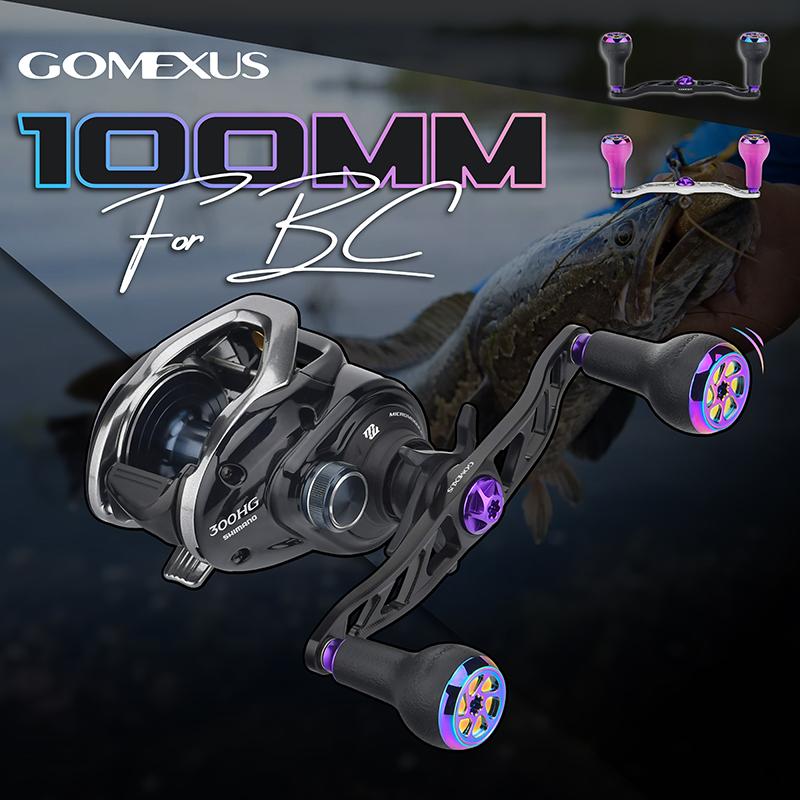 Tay Cầm Cuộn Câu Gomexus Maru S1 Cho Cuộn Câu Ngang Shimano Daiwa Abu Okuma Kastking BDH-A27 100mm Thích Hợp Cho Casting 【 CHAI FISHING